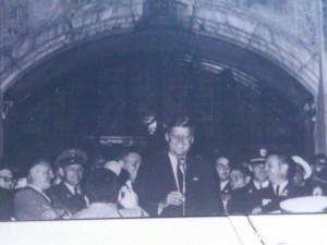 JFK at U of M October 14 1960